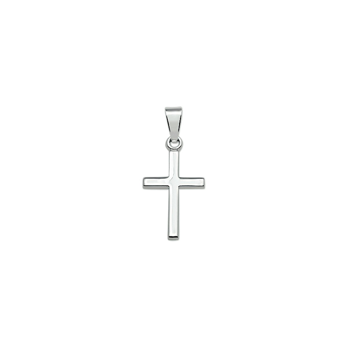 zilver gerhodineerd hanger kruis 1329464 - PansiteNederland.nl