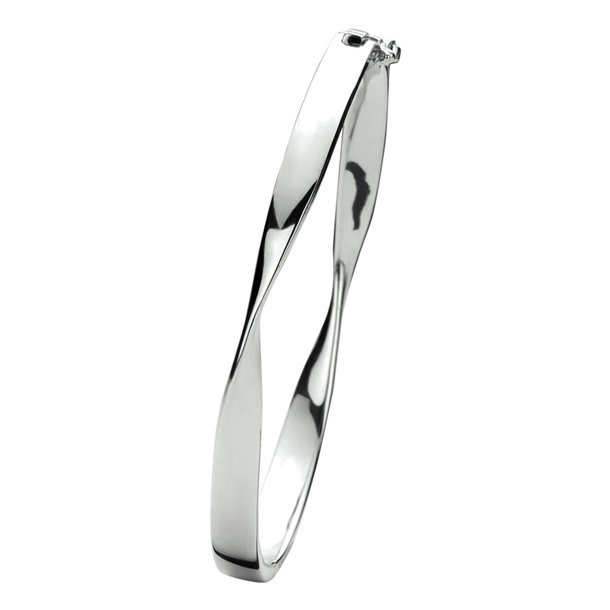 Zilver Gerhodineerd Bangle Scharnier 1329477 - PansiteNederland.nl