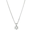 zilver gerhodineerd collier zirkonia 41 + 4 cm 1329483