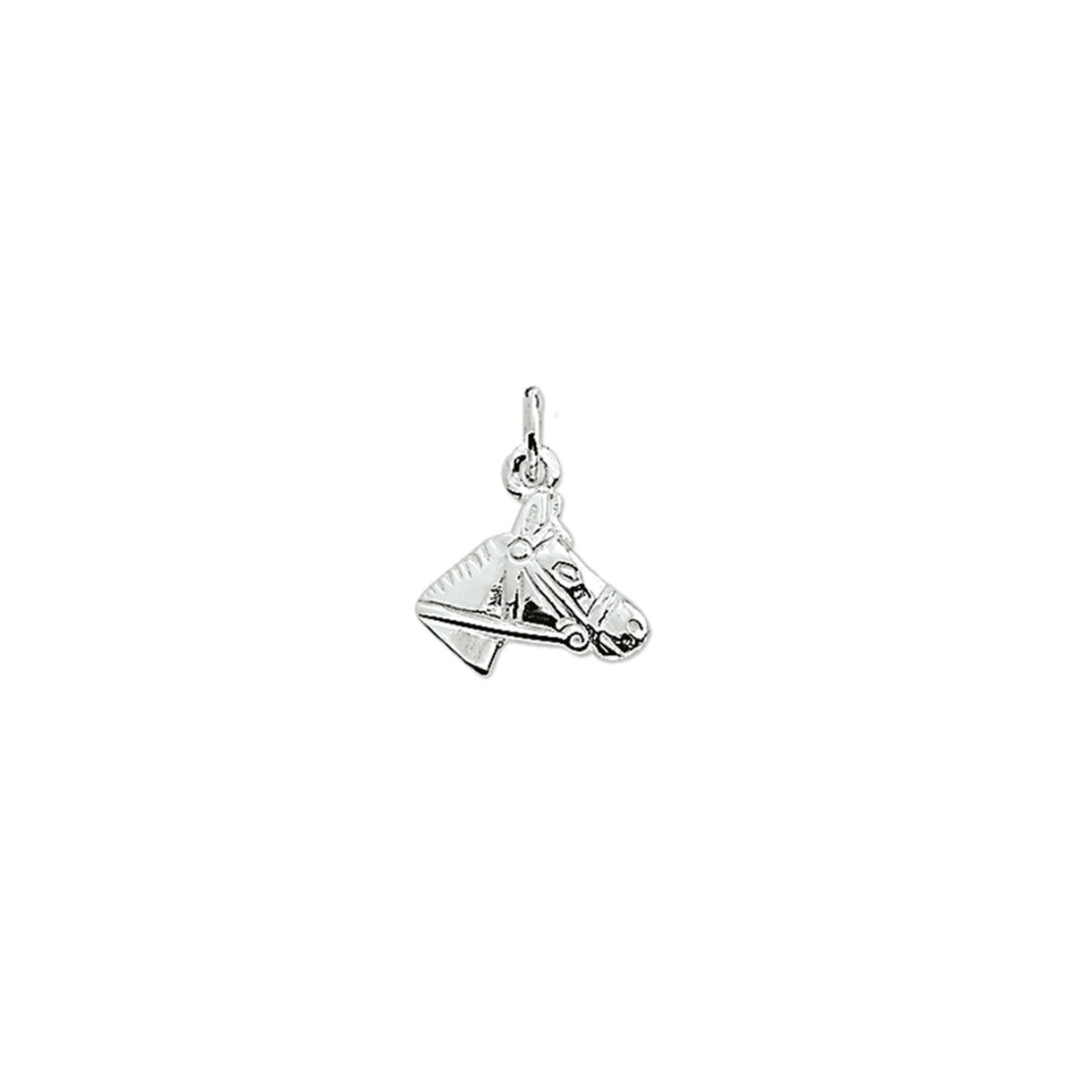 zilver gerhodineerd hanger paardenhoofd 1329600 - PansiteNederland.nl
