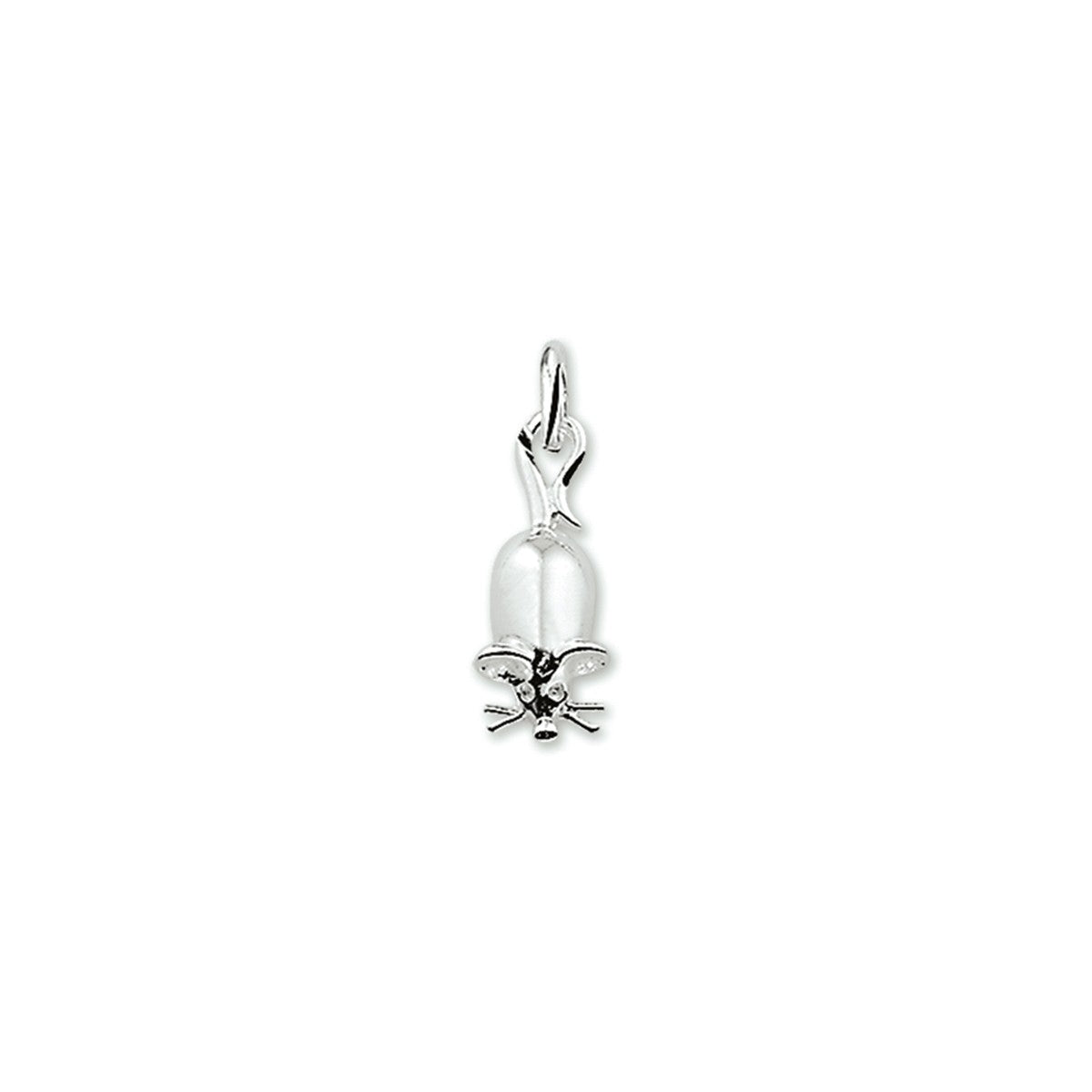 zilver gerhodineerd hanger muis 1329610 - PansiteNederland.nl