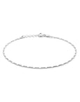 Zilver gerhodineerd enkelbandje 2,3 mm 24 + 2 cm 1329651 - PansiteNederland.nl