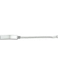 Zilver Gerhodineerd Graveerarmband Gourmette Plaat 4,8 mm 1329668 - PansiteNederland.nl