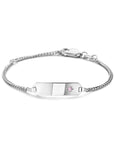 Zilver Gerhodineerd Graveerarmband Zirkonia Plaat 5,0 Mm 11 - 13 Cm 1329671 - PansiteNederland.nl