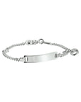 Zilver Gerhodineerd Graveerarmband Zirkonia Plaat 4,2 Mm 11 - 13 Cm 1329673 - PansiteNederland.nl