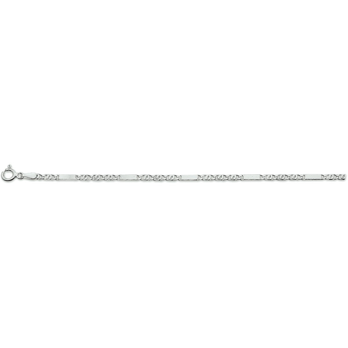 Zilver Gerhodineerd Armband Valkenoog 2,3 Mm 1329740 - PansiteNederland.nl