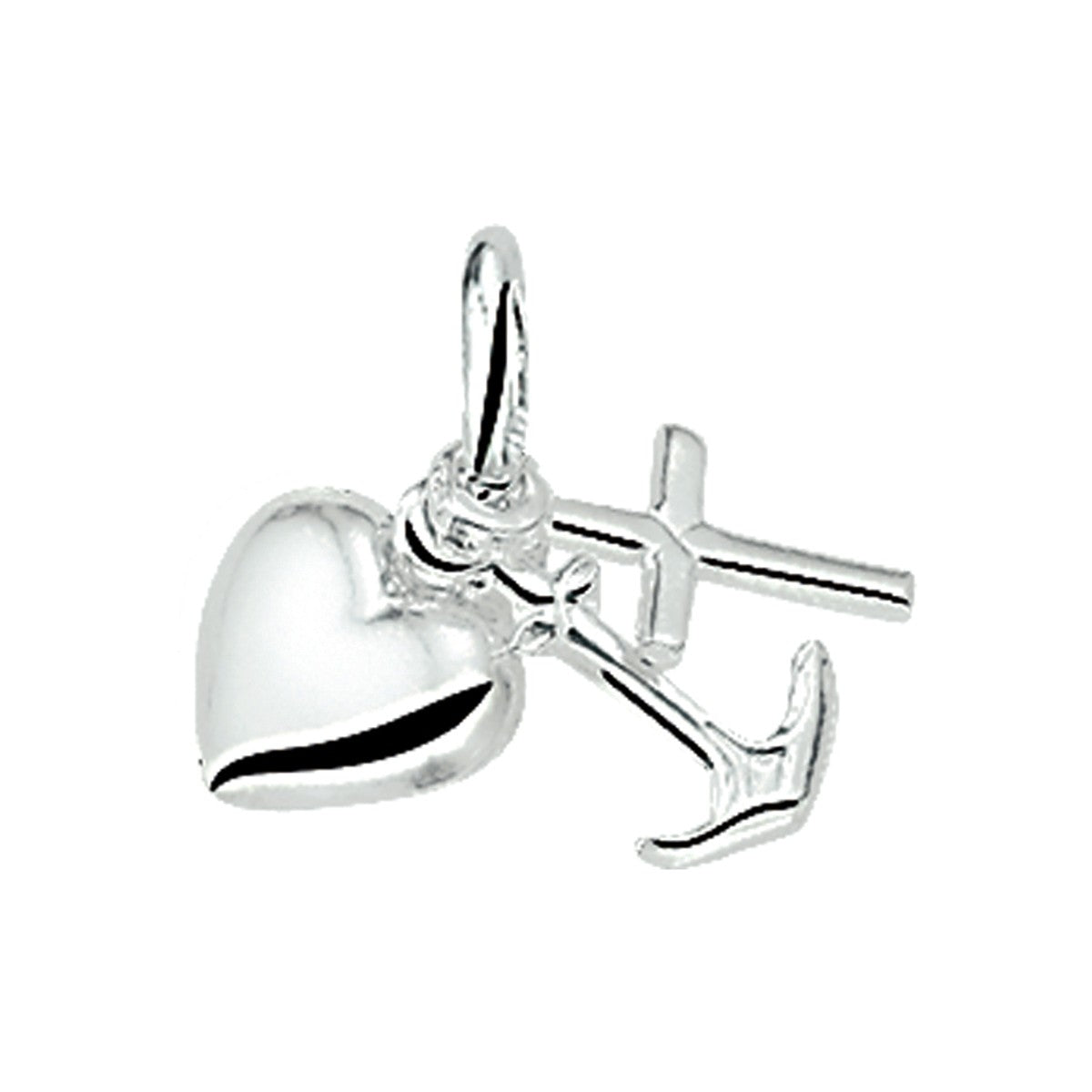 zilver gerhodineerd hanger geloof, hoop en liefde 1329788 - PansiteNederland.nl