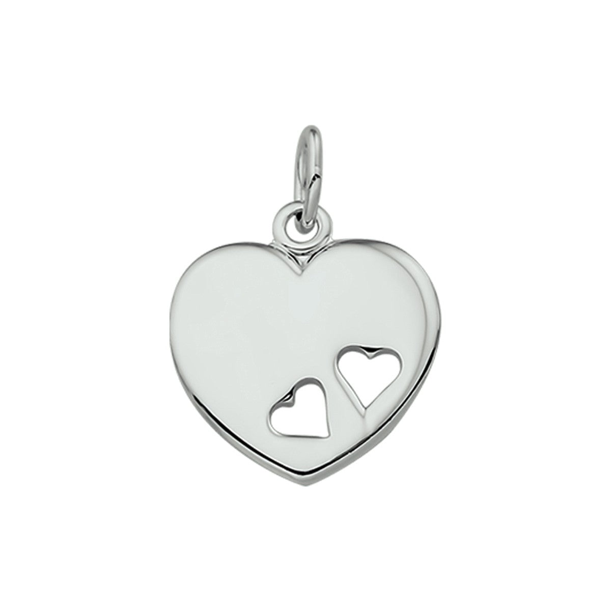 zilver gerhodineerd graveerhartje gestanste hartjes 1329800 - PansiteNederland.nl