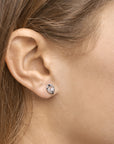 Zilver Gerhodineerd Oorknoppen Zirkonia 1329873 - PansiteNederland.nl