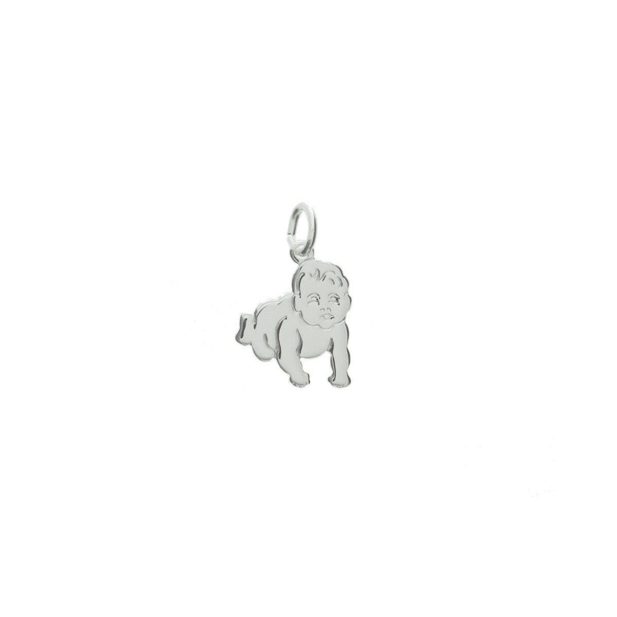 zilver gerhodineerd hanger baby 1329912 - PansiteNederland.nl