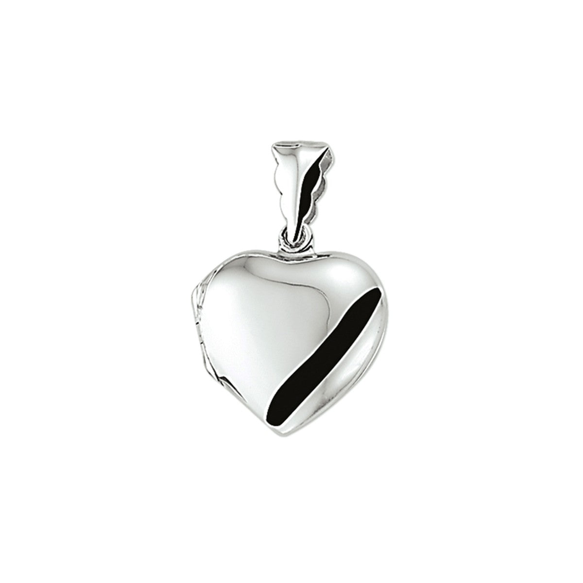 zilver gerhodineerd medaillon hart 1329959 - PansiteNederland.nl