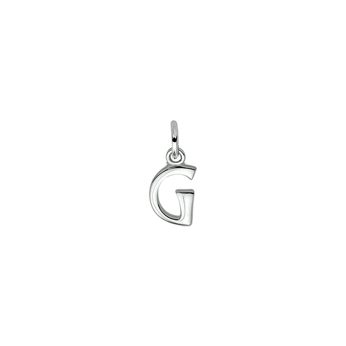 Fantasy Collection Hanger letter G 12 mm zilver gerhodineerd - PSN1330004