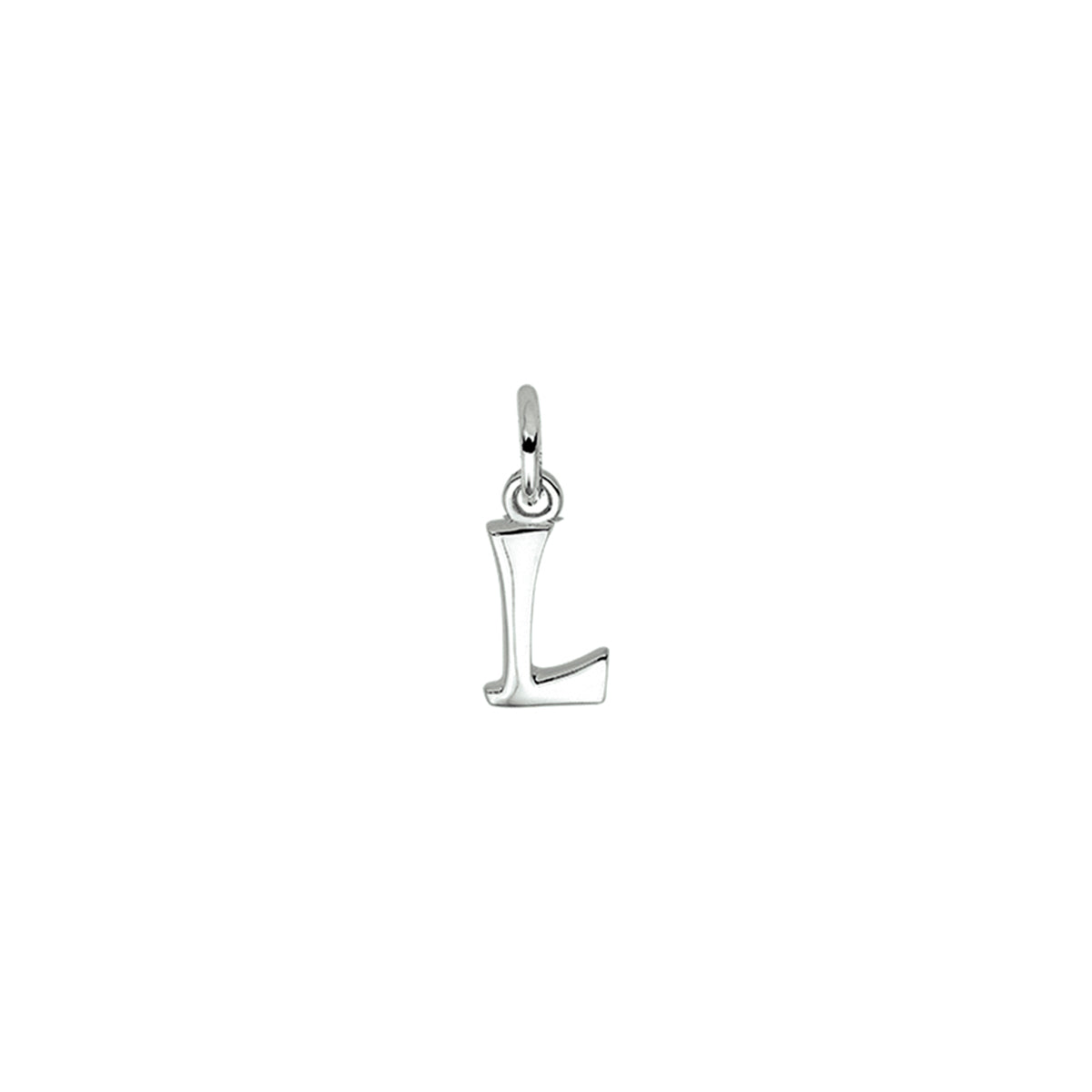 Fantasy Collection Hanger letter L 12 mm zilver gerhodineerd - PSN1330009