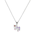 zilver gerhodineerd collier eenhoorn 36 + 4 cm 1330146 - PansiteNederland.nl