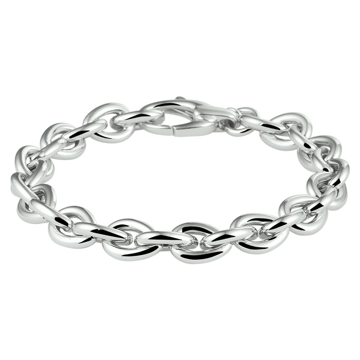 Zilver Gerhodineerd Armband 9 Mm 20,5 Cm 1330164 - PansiteNederland.nl