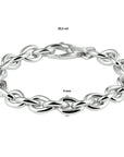 Zilver Gerhodineerd Armband 9 Mm 20,5 Cm 1330164 - PansiteNederland.nl