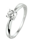 Gerhodineerd Zilver Ring Met Zirkonia 1330225 - PansiteNederland.nl