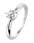 Gerhodineerd Zilver Ring Met Zirkonia 1330225 - PansiteNederland.nl
