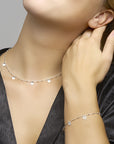 Zilver Gerhodineerd Armband Rondjes 16 + 3 Cm 1330336 - PansiteNederland.nl