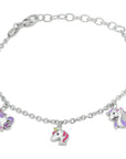 Zilver Gerhodineerd Armband Eenhoorn 13 + 3 Cm 1330339 - PansiteNederland.nl