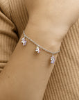 Zilver Gerhodineerd Armband Eenhoorn 13 + 3 Cm 1330339 - PansiteNederland.nl