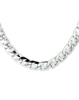 Zilver Gerhodineerd Collier Gourmette 8,2 mm 1330510