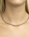 Zilveren ketting poli/mat 4,3 mm 45 cm - 1331937 - PansiteNederland.nl