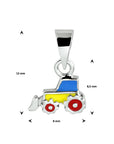 Zilveren hanger tractor - PSN1332030 - PansiteNederland.nl