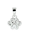 zilver gerhodineerd hanger hondenpoot 1332034 - PansiteNederland.nl