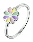 Gerhodineerd Zilver Ring Bloem 1332046 - PansiteNederland.nl