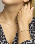 Zilveren Paperclip Armband Platte Buis 2,4 mm 16 + 3 cm - Gerhodineerd 925 Sieraad - 1332102 - PansiteNederland.nl