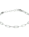 Zilveren armband paperclip platte buis 3,8 mm 16 + 3 cm 1332104, exclusief en kwalitatief hoogwaardig. Ontdek nu!
