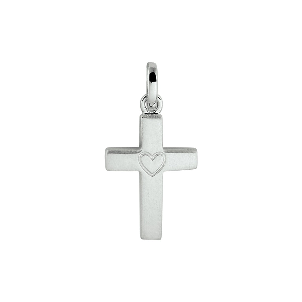 zilver gerhodineerd hanger kruis 1332210 - PansiteNederland.nl