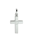 zilver gerhodineerd hanger kruis 1332210 - PansiteNederland.nl