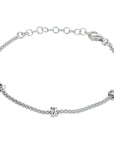 Zilver Gerhodineerd Armband Knopen 4,5 Mm 16 + 3 Cm 1332245 - PansiteNederland.nl