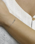 Zilver Gerhodineerd Armband 1,2 Mm 16,5 + 2 Cm 1332304 - PansiteNederland.nl