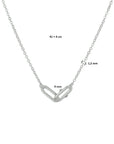 zilver gerhodineerd collier 1,2 mm 41 + 4 cm 1332305