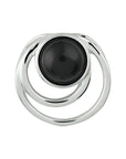 zilver gerhodineerd hanger onyx 1332521 - PansiteNederland.nl