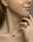 Gerhodineerd Zilver Ring Onyx 1332525 - PansiteNederland.nl