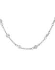zilver gerhodineerd collier 4,2 mm 40 + 3 cm 1332607