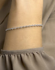 Zilver Gerhodineerd Tennisarmband Zirkonia 3,0 Mm 18 Cm 1332622 - PansiteNederland.nl
