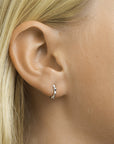 Zilver Gerhodineerd Klapoorringen 1332665 - PansiteNederland.nl