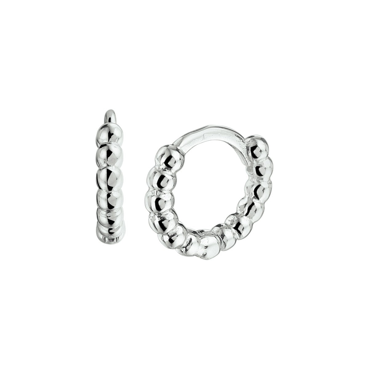 Zilver Gerhodineerd Klapoorringen 1332671 - PansiteNederland.nl