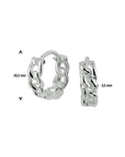 Zilver Gerhodineerd Klapoorringen 1332675 - PansiteNederland.nl