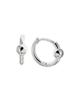 Zilver Gerhodineerd Klapoorringen Bolletjes 1332677 - PansiteNederland.nl