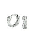 Zilver Gerhodineerd Klapoorringen Infinity 1332681 - PansiteNederland.nl