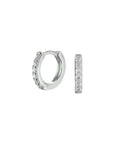 Zilver Gerhodineerd Klapoorringen Zirkonia 1332715 - PansiteNederland.nl