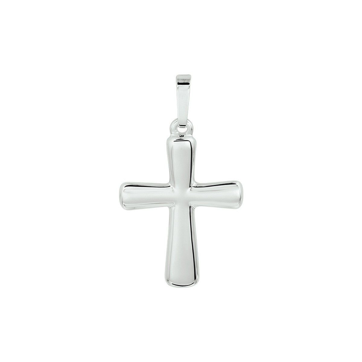 zilver gerhodineerd hanger kruis 1332824 - PansiteNederland.nl
