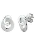 Zilver Gerhodineerd Oorknoppen Rond Poli/Mat 1332828 - PansiteNederland.nl