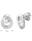 Zilver Gerhodineerd Oorknoppen Rond Poli/Mat 1332828 - PansiteNederland.nl
